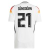 Camisetas Alemania Gundogan 21 Primera Euro 2024 - Hombre